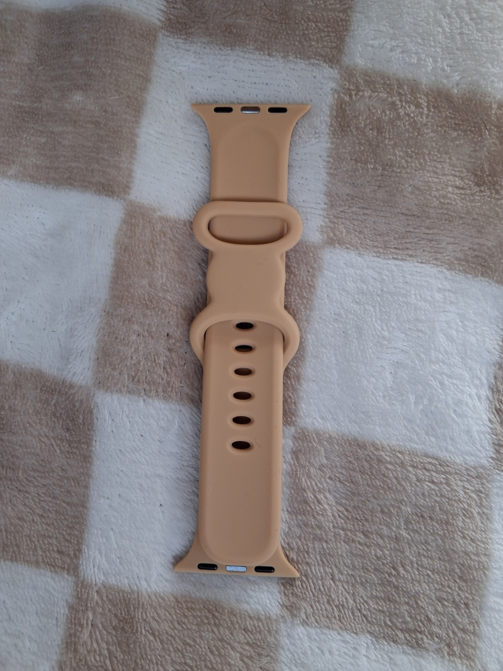 Apple Silicone Watch Band - Beige